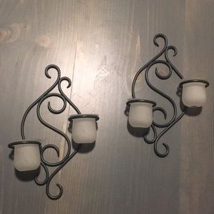 Candle wall mounts